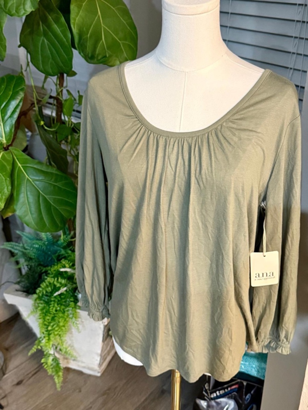 ANA Long Sleeve Blouse